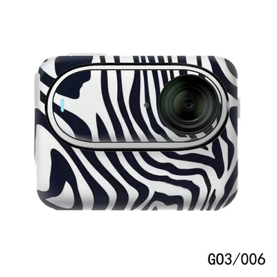 Insta360 Go3 PVC kleebiste jaoks kaitsekile täitekate Kriimustuskindel kleebis eemaldatav nahk Insta360 Go 3 tegevuskaamera ümbrisele