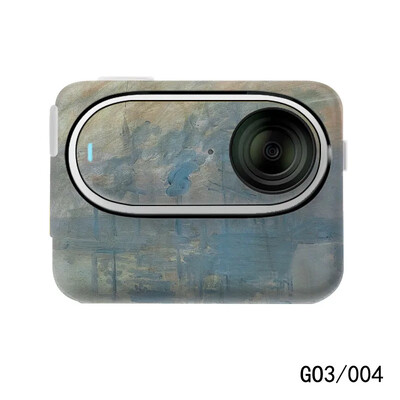 Insta360 Go3 PVC kleebiste jaoks kaitsekile täitekate Kriimustuskindel kleebis eemaldatav nahk Insta360 Go 3 tegevuskaamera ümbrisele