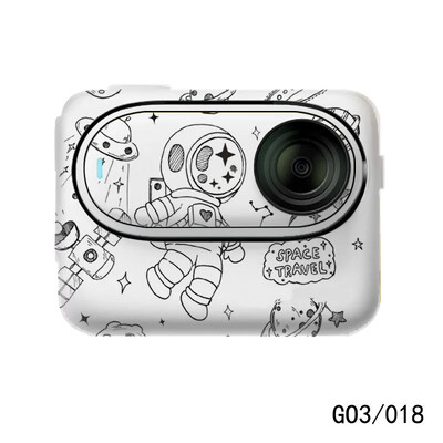 Insta360 Go3 PVC kleebiste jaoks kaitsekile täitekate Kriimustuskindel kleebis eemaldatav nahk Insta360 Go 3 tegevuskaamera ümbrisele