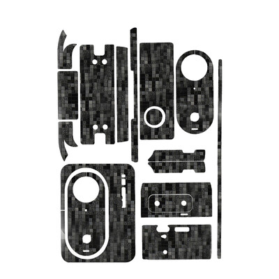 Insta360 Go3 PVC kleebiste jaoks kaitsekile täitekate Kriimustuskindel kleebis eemaldatav nahk Insta360 Go 3 tegevuskaamera ümbrisele