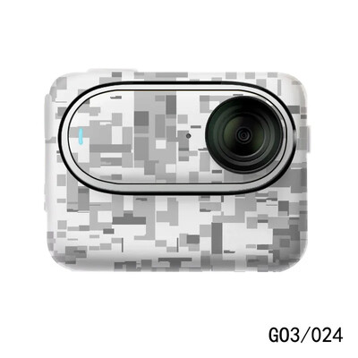 Insta360 Go3 PVC kleebiste jaoks kaitsekile täitekate Kriimustuskindel kleebis eemaldatav nahk Insta360 Go 3 tegevuskaamera ümbrisele