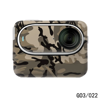 Insta360 Go3 PVC kleebiste jaoks kaitsekile täitekate Kriimustuskindel kleebis eemaldatav nahk Insta360 Go 3 tegevuskaamera ümbrisele