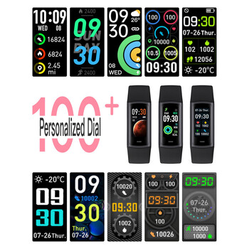 Sport Fitness Tracker για Άνδρα Γυναικεία Band Αδιάβροχο Connected Tracker Smartwatch Smart Bracelet για Xiaomi Huawei