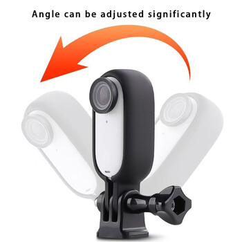 Για Insta360 Go 3S Accessories Protect Border Frame Mount for Insta 360 One Go3 / GO3S - με βίδα & αντάπτορα