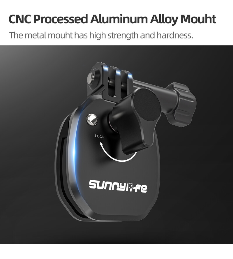 Kvačica za vjetrobran motocikla za DJI Action 5 Pro/GoPro 13 12/Pocket 3 Nosač za kameru od aluminijske legure za Insta360 Ace Pro 2 X4 Go 3S