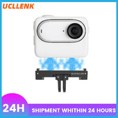 Sunnylife Magnetic Quick Release Mount Екшън камера Selfie Stick Адаптер за статив Сгъваема стойка за камера за Insta360 GO 3 /GO 3S