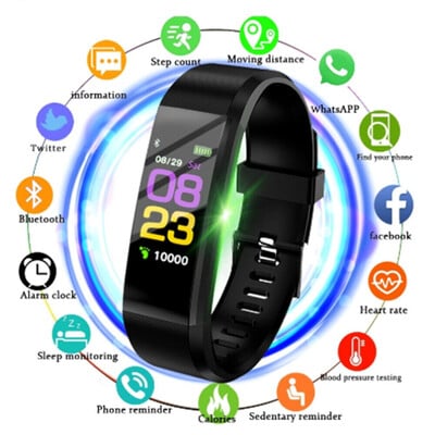 Narukvica Otkucaji srca Krvni tlak Pametna narukvica Uređaj za praćenje fitnessa Smartband kompatibilna narukvica za fitbits pametni sat