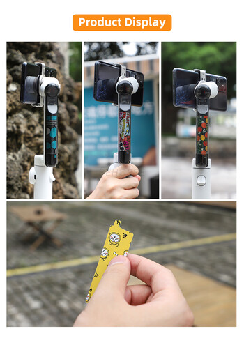 Sunnylife Colorful Insert Sticker For Insta360 FLow/Pro Decals Гъвкави, устойчиви на прах, против надраскване меки аксесоари за кожа