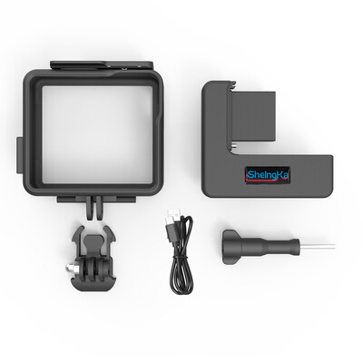 Нов мобилен телефон Bacpac Side Battery Type-C Power with Camera Battery Допълнителен монтажен калъф за GoPro Hero 9 10 Черен