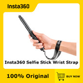 Официална и оригинална каишка за китка за селфи стик Insta360, Пазете селфи стика си сигурен и защитен от случайни изпускания.