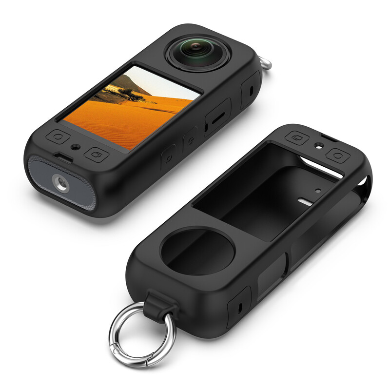 Husă pentru Insta360 X3 Covor de protecție din silicon pentru cameră Insta 360 X3 Accesorii pentru husă de protecție anti-cădere, rezistentă la praf