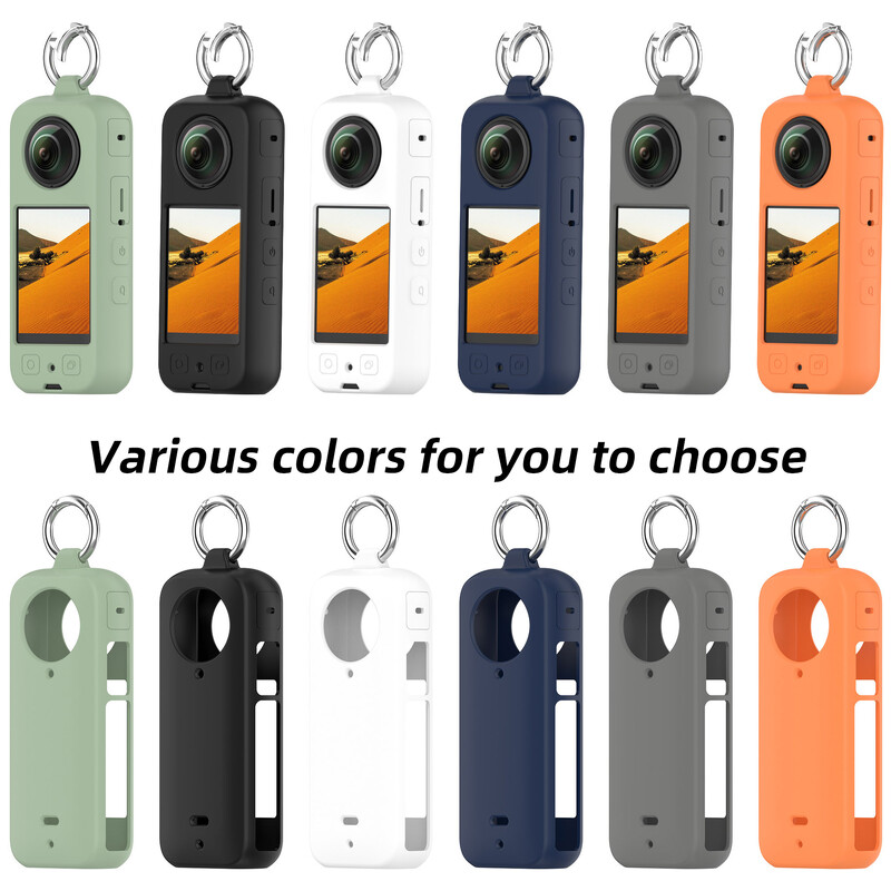 Husă pentru Insta360 X3 Covor de protecție din silicon pentru cameră Insta 360 X3 Accesorii pentru husă de protecție anti-cădere, rezistentă la praf