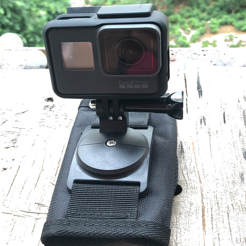 Action kaamera seljakoti klamber 360° pöörlev õlarihm pandlaga rinnakorvi seljakoti kronstein GoPro Hero 8/7/6/5/4 tarvikutele