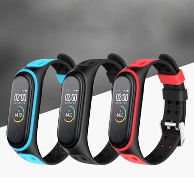 Silikonska pametna narukvica za sat za xiaomi mi band 7 6 5 4 narukvica Mi band zamjenski remen correa za XIOmi mi band 3 4 5 narukvica