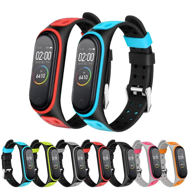 Silikonska pametna narukvica za sat za xiaomi mi band 7 6 5 4 narukvica Mi band zamjenski remen correa za XIOmi mi band 3 4 5 narukvica