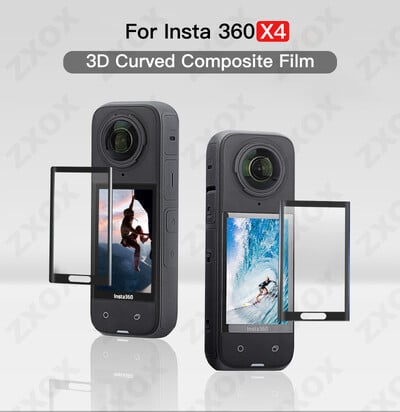 Защитно фолио за екран за Insta360 X4 Извито композитно фолио за екран Insta360 X4 Аксесоари за ултра-HD филмови камери (не стъклени)