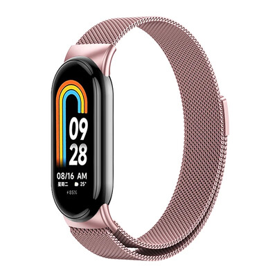 Zamjenske trake za Xiaomi Mi Band 8 NFC metalna magnetska narukvica Miband8 pametni sat Milanese Loop narukvica za pametni bend 8