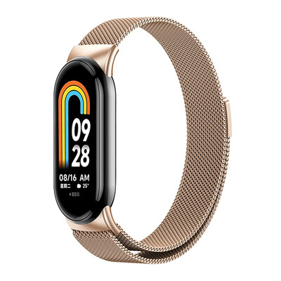 Zamjenske trake za Xiaomi Mi Band 8 NFC metalna magnetska narukvica Miband8 pametni sat Milanese Loop narukvica za pametni bend 8