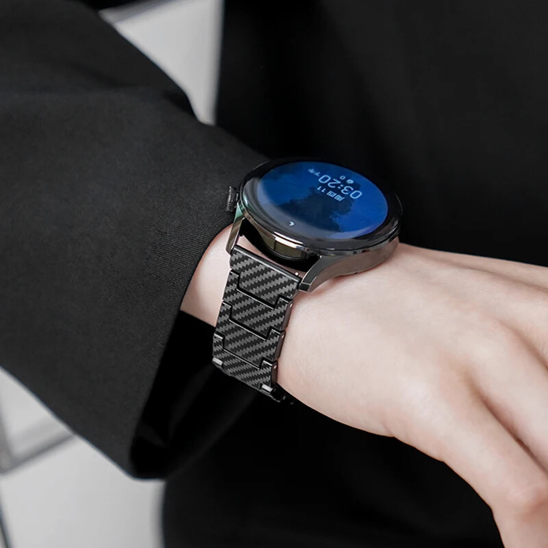 Remen od ugljičnih vlakana za Garmin Forerunner 965 955 Solar 945 935 745 remen za sat Remen za sat 22 mm, zamjenska narukvica