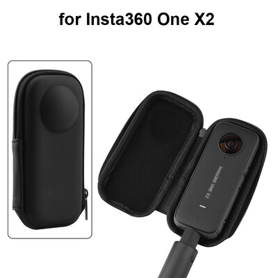 Insta360 One X/X2/X3 tárolótáska hordozható mini PU vízálló hordtáska védődoboz panorámás akciókamera tartozék