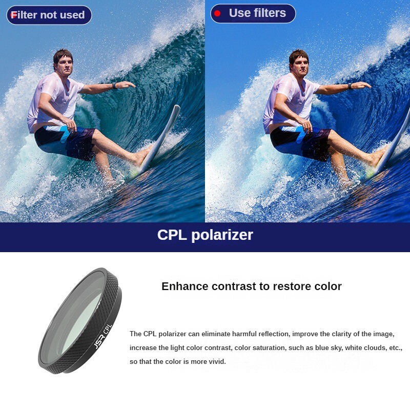 Set filtara objektiva za Insta360 Go 3S ND CPL UV objektiv Akcijske kamere Dodaci