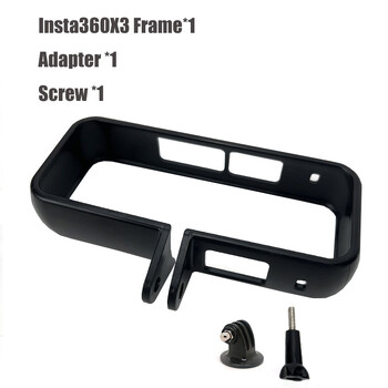 Για Insta360 X3 Horizontal Frame Precise Hole Πλήρης προστατευτικός κλωβός Κάσα θήκης κάμερας για αξεσουάρ Insta360 One X3