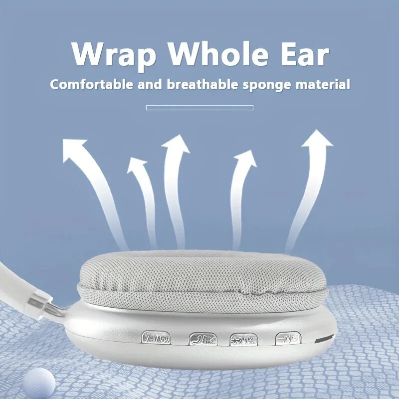 Nove P9Air MAX bežične Bluetooth slušalice s mikrofonom za poništavanje buke preko uha, slušalice za sportske igre za Apple