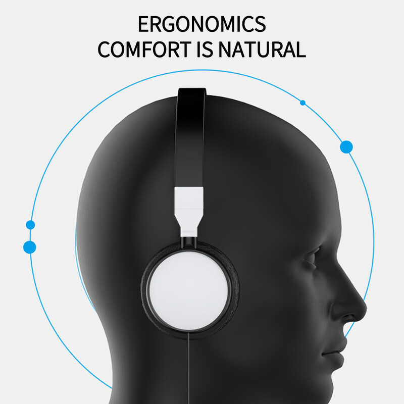 3,5 мм кабелни HD звукови слушалки за уши Слушалки Бас Стерео Сгъваеми регулируеми слушалки за компютър MP3 телефон PC Музика Бас Кука