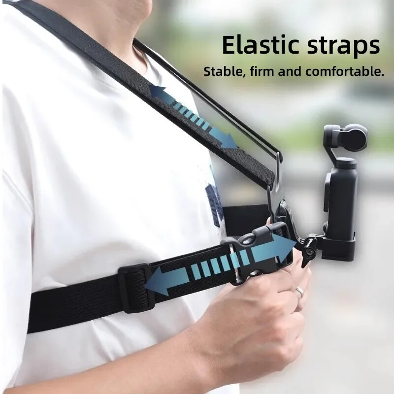 6u1 remen za prsa Gimbal Action Kit Adapter Border Expansion Clip za DJI Osmo Pocket 3 Dodaci za kameru