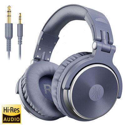 Oneodio Wired Professional Studio Pro DJ слушалки с микрофон над ухото HiFi монитор Музикални слушалки Слушалки за телефон PC