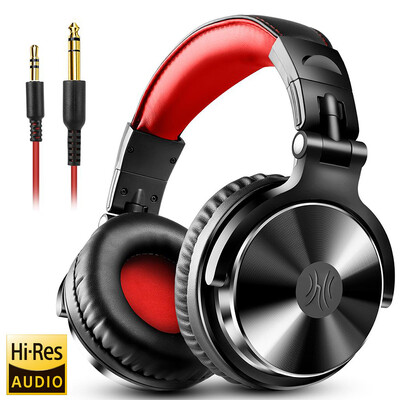 Oneodio Wired Professional Studio Pro DJ слушалки с микрофон над ухото HiFi монитор Музикални слушалки Слушалки за телефон PC