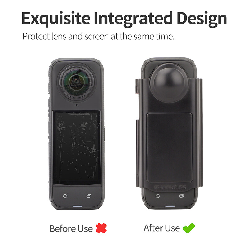 Sobib Shadow Stone 360ONE X4 panoraam-sportkaamera objektiivi ekraanikaitse x4 kriimustusvastaste tarvikute jaoks