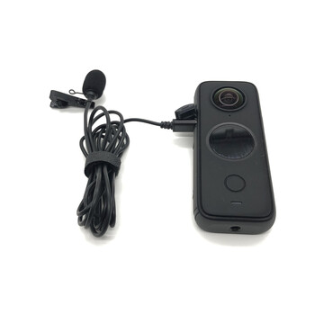 Μικρόφωνο Lavalier Lapel Mic για Insta360 X3 Action Camera δεν χρειάζεται προσαρμογέας μικροφώνου Κάμερα δράσης 360 Αξεσουάρ μείωση θορύβου hifi