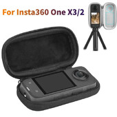 PU mini tvrda torba za pohranu kamere za Insta 360 X3 One X2 Dodaci za akcijsku kameru Organizator Zaštitna kutija za kameru protiv ogrebotina