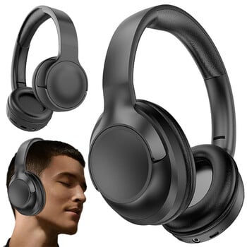 Ασύρματα συμβατά με Bluetooth Ακουστικά Over Ear Ακουστικά Deep Bass Sports Gaming Ακουστικά για κινητά τηλέφωνα ταξιδιού