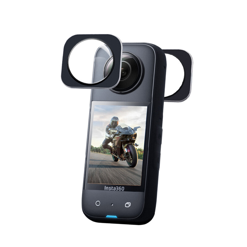 Za Insta360 X3 dodatak Nadograđeni štitnici za objektiv Zaštita za objektiv za Insta 360 X3 Ljepljiva zaštita od kaljenog stakla protiv ogrebotina