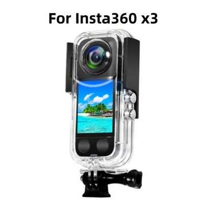 40M водоустойчив калъф, калъф за гмуркане, подводна защитна кутия за Insta 360 ONE X3, аксесоари за панорамна екшън камера