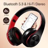 CATASSU slušalice Bluetooth slušalice preko uha Stereo bežične slušalice Mekane kožne slušalice Ugrađeni mikrofon za PC/mobitel/TV