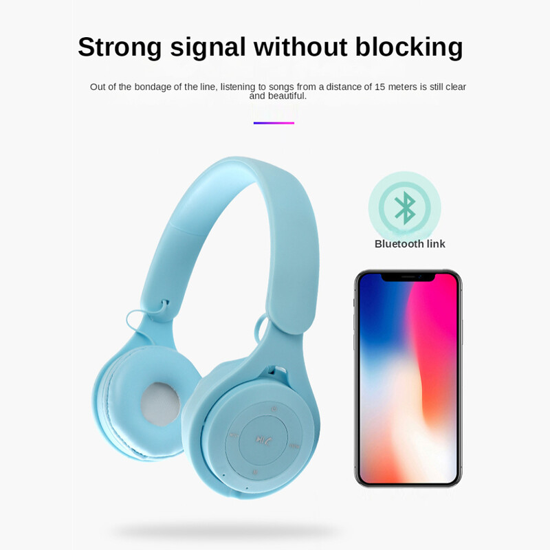 Slušalice Dječje bežične Bluetooth slušalice Stereo sklopive kacige Slušalice za igre Slušalice koje se stavljaju preko uha za Android ios