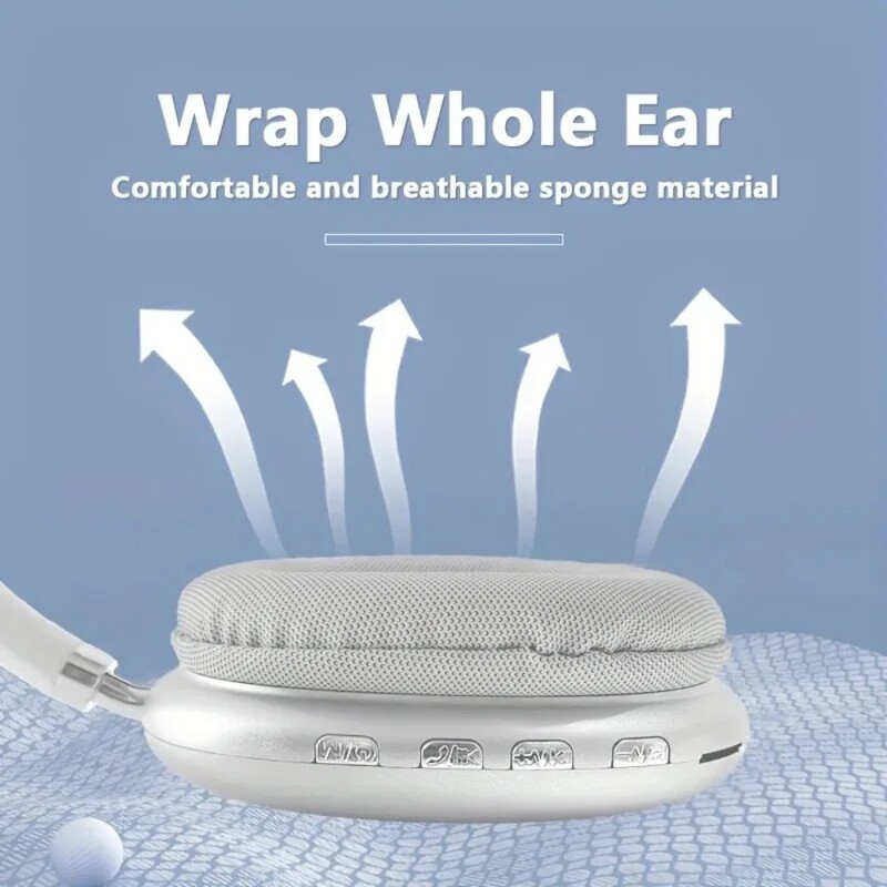 Nove P9Air MAX bežične Bluetooth slušalice s mikrofonom za poništavanje buke preko uha, slušalice za sportske igre za Apple