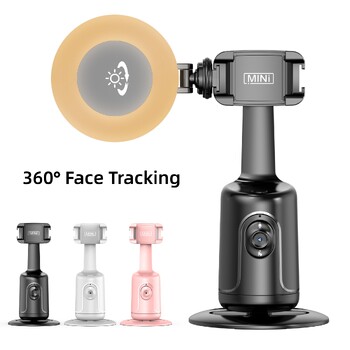 Νέο 360 Περιστροφής συνέχειας Gimbal Stabilizer Monopod Desktop Tracking Gimbal for Tiktok Live Photography Gimbal Stabilizer