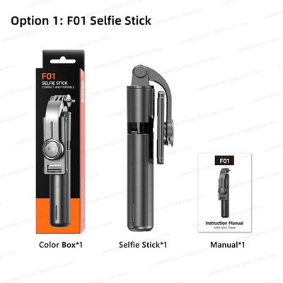 TOKQI Selfie štap Stativ Držač za telefon Stolni stalak Monopod koji se može produžiti s Bluetooth RC za mobilno emitiranje uživo Ručna fotografija