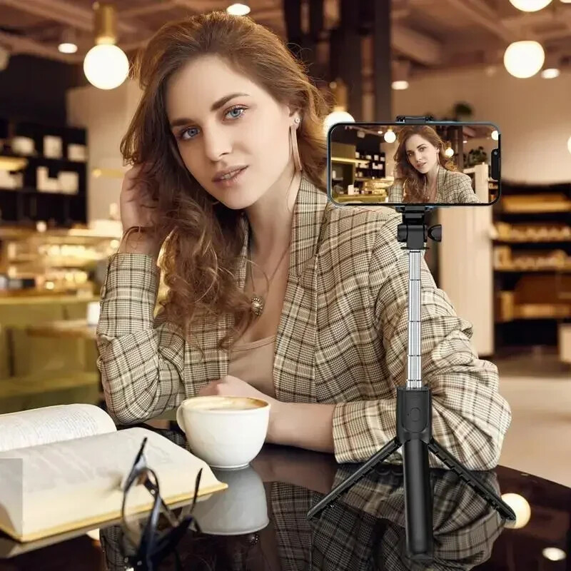 360 rotacija selfie štapa, držač telefona, stativ, fotografski stup, materijal za kameru s više načina rada, uvlačivi stalak za mobitel, artefakt za selfie