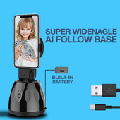 Smart Follow-Up Gimbal za pametni telefon Rotacija od 360 Face Follow Stabilizator telefona za HUAWEI iPhone Xiaomi