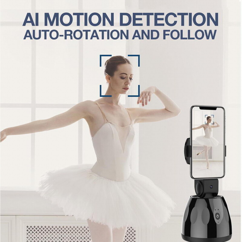 Smart Follow-Up Gimbal za pametni telefon Rotacija od 360 Face Follow Stabilizator telefona za HUAWEI iPhone Xiaomi