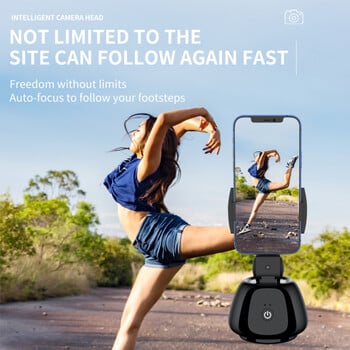 Τρίποδα Selfie Stick Stabilizer Gimbal 360 με λειτουργία παρακολούθησης λήψης Βάση τηλεφώνου για ζωντανό βίντεο και φωτογραφία