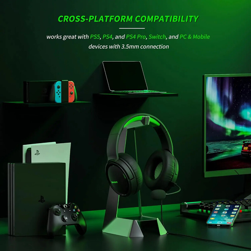 BINNUNE BG02 Gaming slušalice s mikrofonom za Xbox Series X