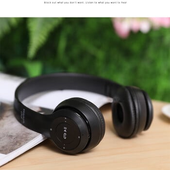 Stereo P47 Headset 5.0 Bluetooth Headset Folding Series Wireless Headset Universal Sports Δημοφιλή Stereo Gaming Headse