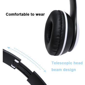 Stereo P47 Headset 5.0 Bluetooth Headset Folding Series Wireless Headset Universal Sports Δημοφιλή Stereo Gaming Headse