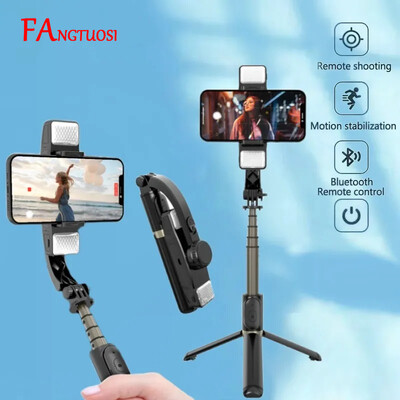 FANGTUOSI ÚJ Kézi Gimbal Okostelefon Bluetooth Kézi Stabilizátor Selfie Stick állványos Összecsukható Gimbal okostelefonhoz